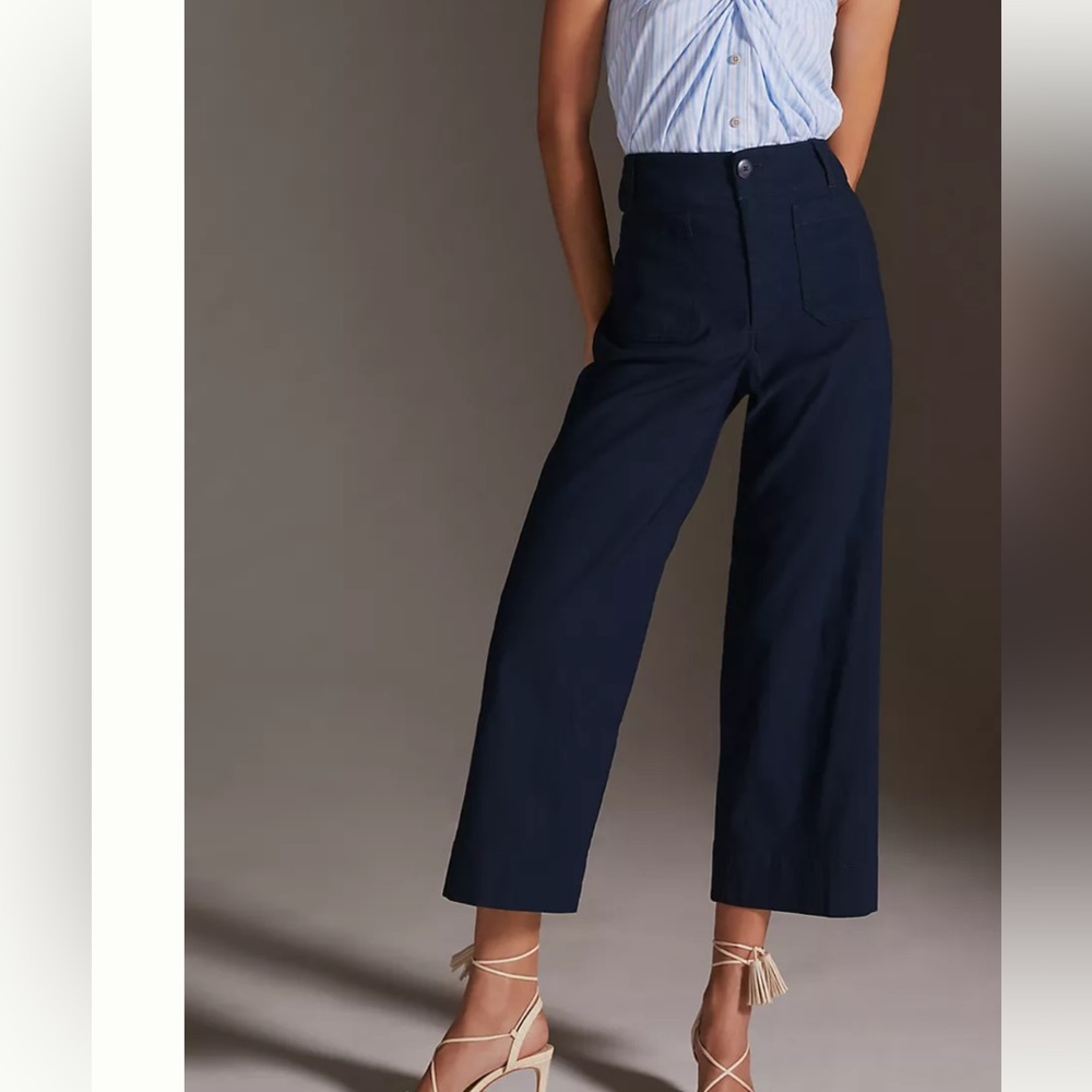 The Collete Linen Wide Leg Pant from Anthropologie
